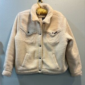 Wrangler Cream Quilted Classic Sherpa Jacket Women’s XXL